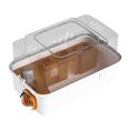 thumbnail image 2 of TOOYFUL Hamster Cage Transparent Creative Hamster Habitat for Bunny Guinea Pigs Rats Orange, 2 of 9