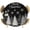Black, variant on Round Table Cover 36-44 Inch Christmas Tree Waterproof Reusable Table Cloth Round Fitted Vinyl Tablecloth with Elastic Edged for Parties Outdoors, Beige Xmas Balls Withered Branch Snowflakes