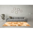 thumbnail image 3 of Ahgly Company Indoor Square Abstract Orange Modern Area Rugs, 5' Square, 3 of 4