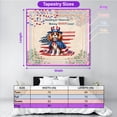 thumbnail image 5 of Democratic Cavalier King Charles Spaniel Making Woof Count Election 2024 Tapestry Dog Lover Gifts Wall Hanging Backdrop Home Decor - 01001, 5 of 5