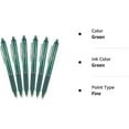 thumbnail image 2 of Pilot FriXion Clicker Retractable Erasable Gel Pens, Fine Point, 6 Pack (Green), 2 of 2
