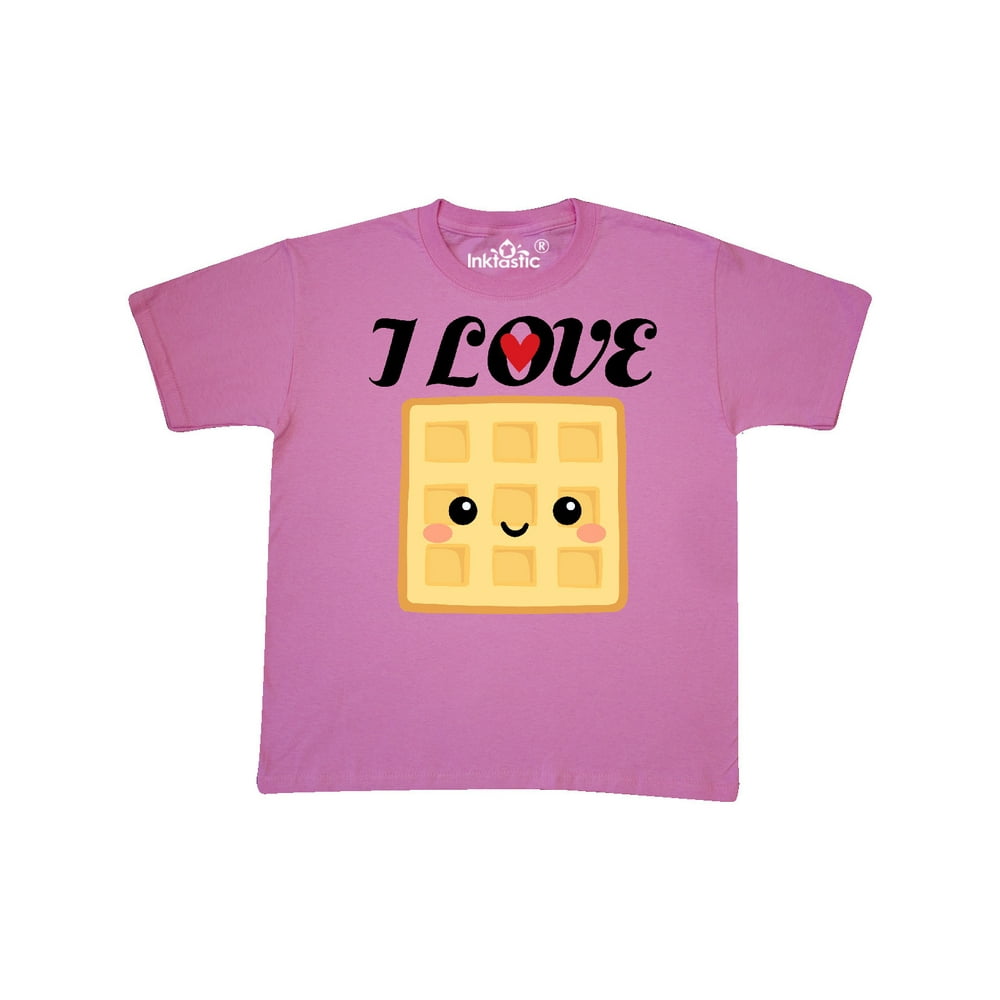 Waffle Lover I Love Waffles Youth TShirt