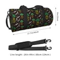 thumbnail image 4 of Bingfone Pineapples Print Gym Duffle Backpack for Men Women,Travel Weekender Carry-On Bags with Detachable Back Pack Straps for Traveling Overnight Climb Sports, 4 of 8