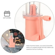 GOOHOCHY Weaving Rope Knitter Weaving Household Knitting Tool for Mini Sewing Mill Loom Spool Machine Hand Operated Wool Winder for Sweaters and Bracelets