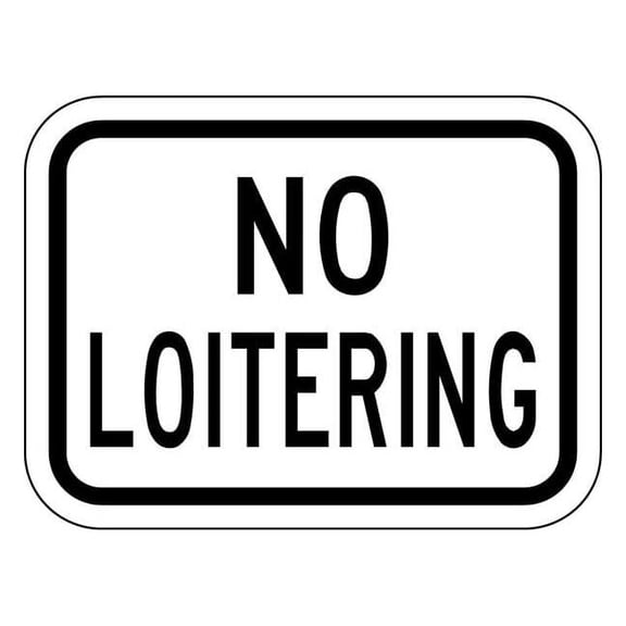 Lyle Traffic Sign,9 in x 12 in,Aluminum SL-009-12HA