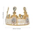 thumbnail image 2 of 2pcs Acrílico Crown Cake Topper Magdalke Topper con embellecimiento de diamantes de imitación, 2 of 6