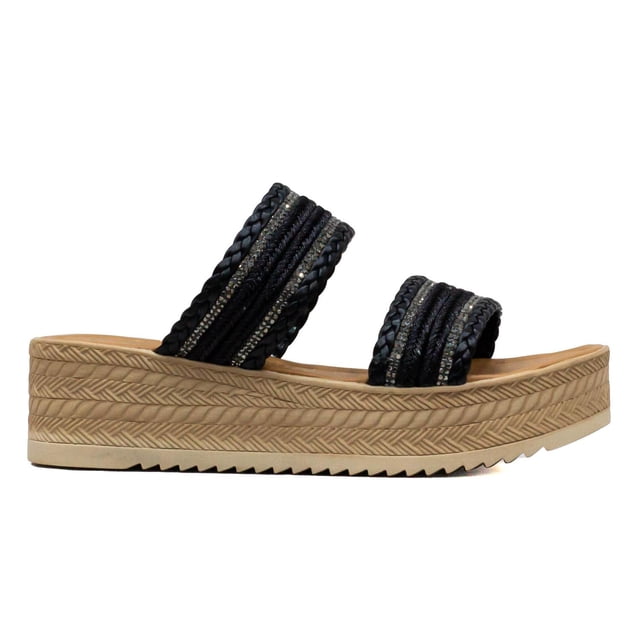 Sandalias para Mujer Jema 1520 negro 22.5
