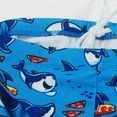 thumbnail image 6 of Toddler Boys Swim Trunks Cute Cartoon Shark Print Breathable Cozy Pull On Boardshorts Size 7-8 Years, 6 of 6