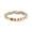 Rose Gold, variant on AFFY Twisted Half Eternity Wedding Band Rings for Women, Round Cut Lab Created Moissanite Ring in 14K Yellow Gold Plated 925 Sterling Silver Size-4.5