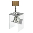 thumbnail image 5 of Convenience Concepts SoHo Glass End Table with Shelf, Gray Faux Marble/Glass, 5 of 7