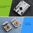 thumbnail image 5 of BQBQERT 4 Pcs Wall-mounted Bracket Clamps Glass Supports Fixings for 4-6mm/0.16-0.24inch Thick Glass, 5 of 9