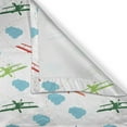thumbnail image 4 of Ambesonne Airplane Window Valance, Colorful Retro Travel, 54" X 18", Multicolor, 4 of 5