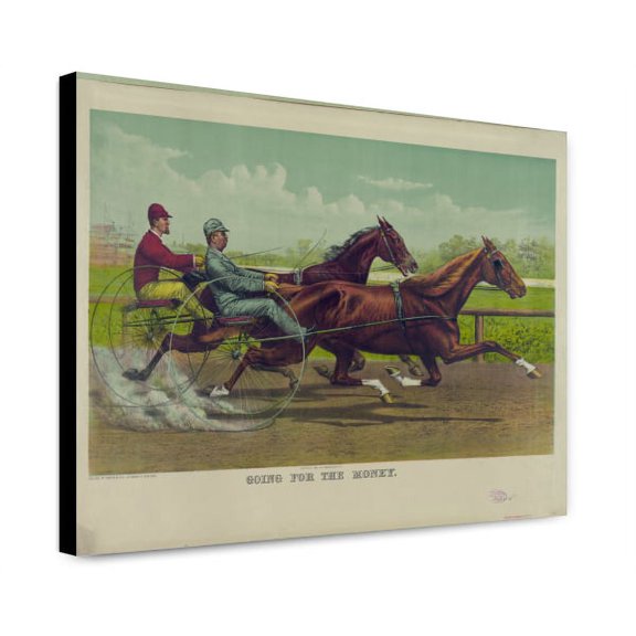 Canvas Print: Going For The Money, 1891