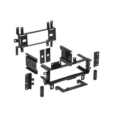 Metra - Dash Kit for Select 1975-1997 Ford Jeep Mazda Lincoln DIN - Black