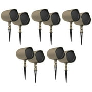 (10) JBL GSF6-TN 6.5" Landscape Ground Stake/Wall 70v Commercial Speakers+Amp
