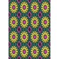 thumbnail image 1 of Ahgly Company Machine Washable Indoor Rectangle Transitional Burgundy Brown Area Rugs, 8' x 10', 1 of 7