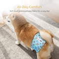 thumbnail image 6 of Bella & Pal × PJai & Friends Male Dog Diapers, 3-Pack, Highly Absorbent Washable Diapers for Small Dogs, Leak-Proof Puppy Diapers, XS, 6 of 10