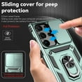 thumbnail image 4 of for Samsung Galaxy S25 Rugged Phone Case with Sliding Camera Cover, Kickstand TPU Bumper Drop Proof Durable Military Grade Protective Case Cover for Samsung Galaxy S25, Darkgreen, 4 of 8