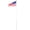 Silver-16FT, variant on 16FT Telescoping Flag Pole with 3x5 Polyester American Flag and Golden Ball,Outdoor Inground Flag Poles Extra Thick Heavy Duty Aluminum Flagpole