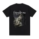 thumbnail image 2 of Camiseta divertida con estampado de lobo sentado literalmente yo, camiseta informal de algodón de manga corta de gran tamaño para hombre, camiseta vintage de hip hop unisex, 2 of 5