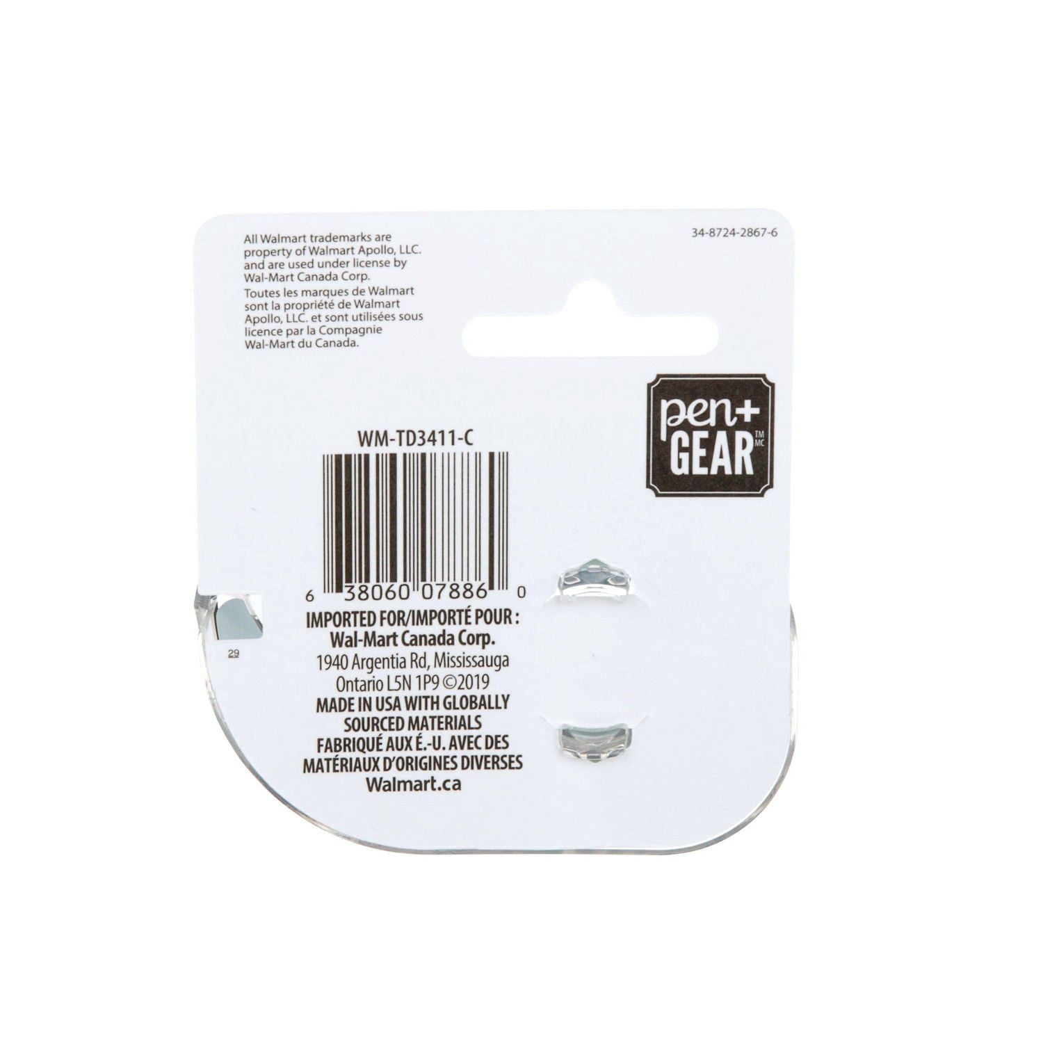 PEN+GEAR Transparent Tape WM-TD3411-C, 1 Per Pack