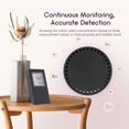 thumbnail image 3 of NKBIRD Home Radon Detector, Portable Radon Meter, Short-Term and Long-Term Monitoring, US Version-Pci/L，Black, 3 of 7