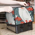 thumbnail image 7 of Uemuo Cockatoo Red Berries Print Toaster Cover 2 Slice, Small Kitchen Appliance Covers, Toaster Oven Cover with Loop, Bread Machine Cover Dust Cover Protection, 7 of 7