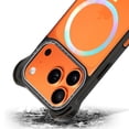 thumbnail image 2 of Mr. Gadgets Funda De Uso Rudo Para iPhone, Diseño Magnetico, Case Transparente De Acrilico Epoxi, Tecnología Ultra Bounce, Anti-caídas Compatible Con iPhone 17 Pro Max Color Negro Tornasol, 2 of 7