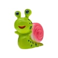 thumbnail image 2 of rygai Snail Desktop Ornament Cartoon Solid PVC Craft Colorfast Fish Tank Landscaping Smooth Cute Animal Figurine Table Decoration Home Supplies,Green, 2 of 7