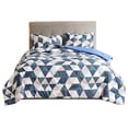 thumbnail image 5 of Comforter Set, Down Alternative Ultra Soft Microfiber, 2 Pieces with 1 Comforter and 1 Pillow Sham, Oeko Tex Comforter for and XL Bed, Blue Pattern Comforter, 5 of 6
