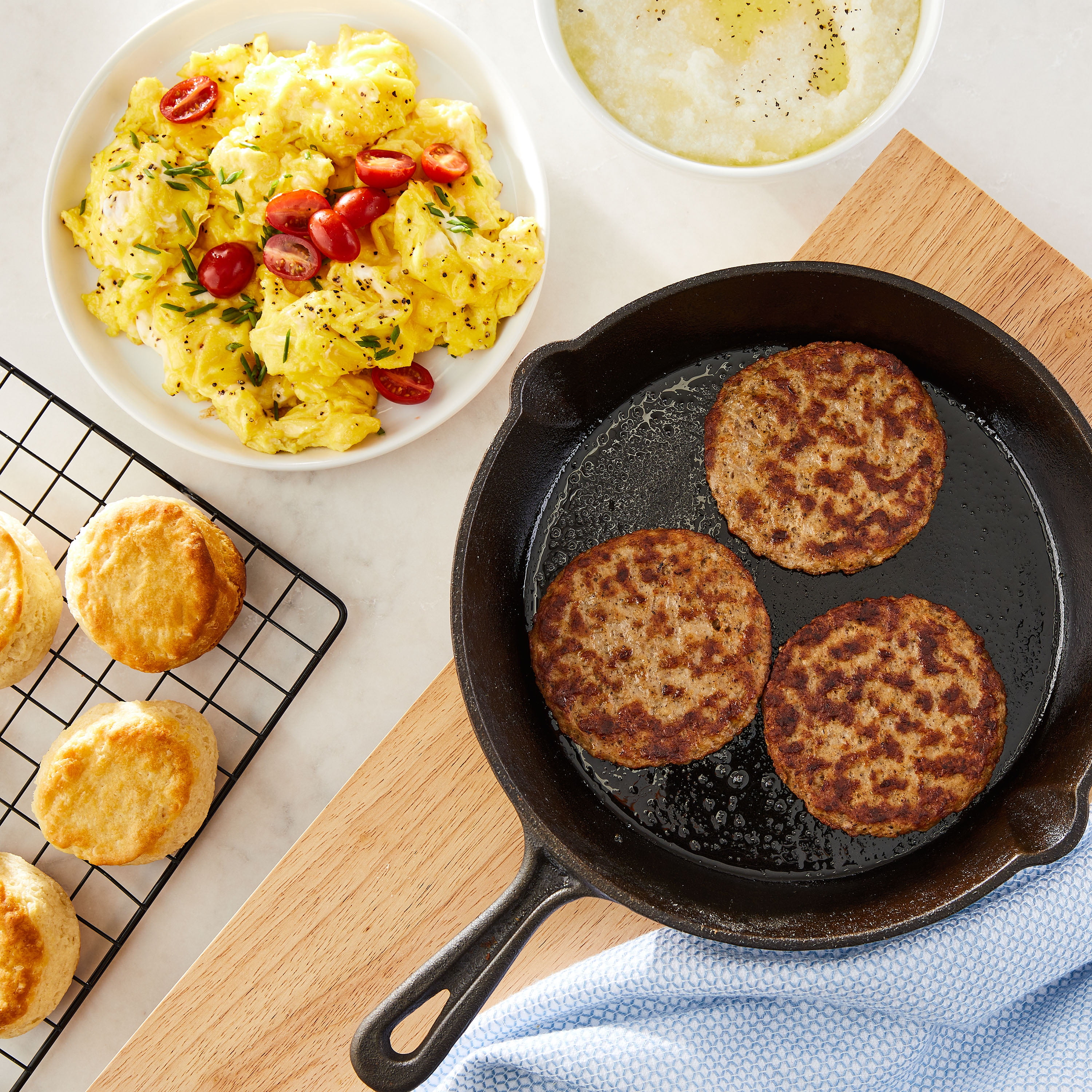 Great Value Fully Cooked Spicy Frozen Pork Sausage Patties, 24.92 oz bag