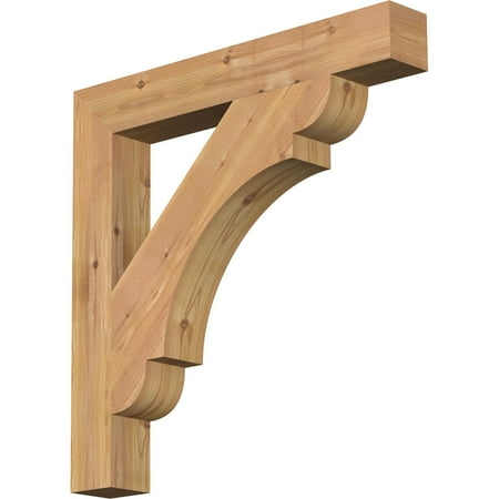 

3 1/2 W x 26 D x 26 H Olympic Block Smooth Bracket Western Red Cedar