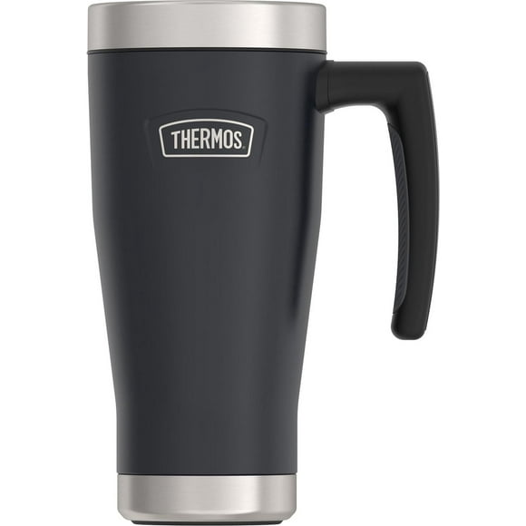 Thermos 16 OZ Icon Series Vacuum Insulated Stainless Steel Travel Mug, Granite