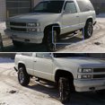 thumbnail image 2 of Spec-D Tuning 3" Running Board Side Step Bar Chrome Polished Stainless Steel Compatible with 1988-1998 Chevy GMC C1500 K2500 Regular Cab, 2 of 7
