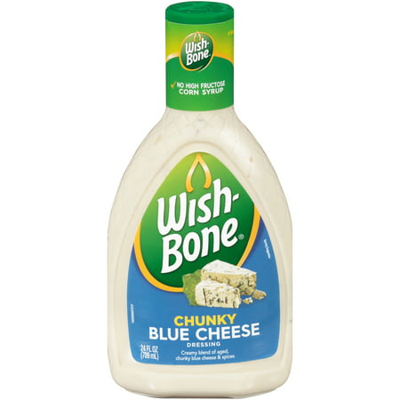 Wish-Bone Chunky Blue Cheese Dressing 24 fl. oz. Plastic (Best Store Bought Blue Cheese Dressing For Wings)