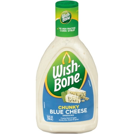 Blue Cheese - Wish-Bone Chunky Blue Cheese Dressing 24 fl. oz. Plastic Bottle