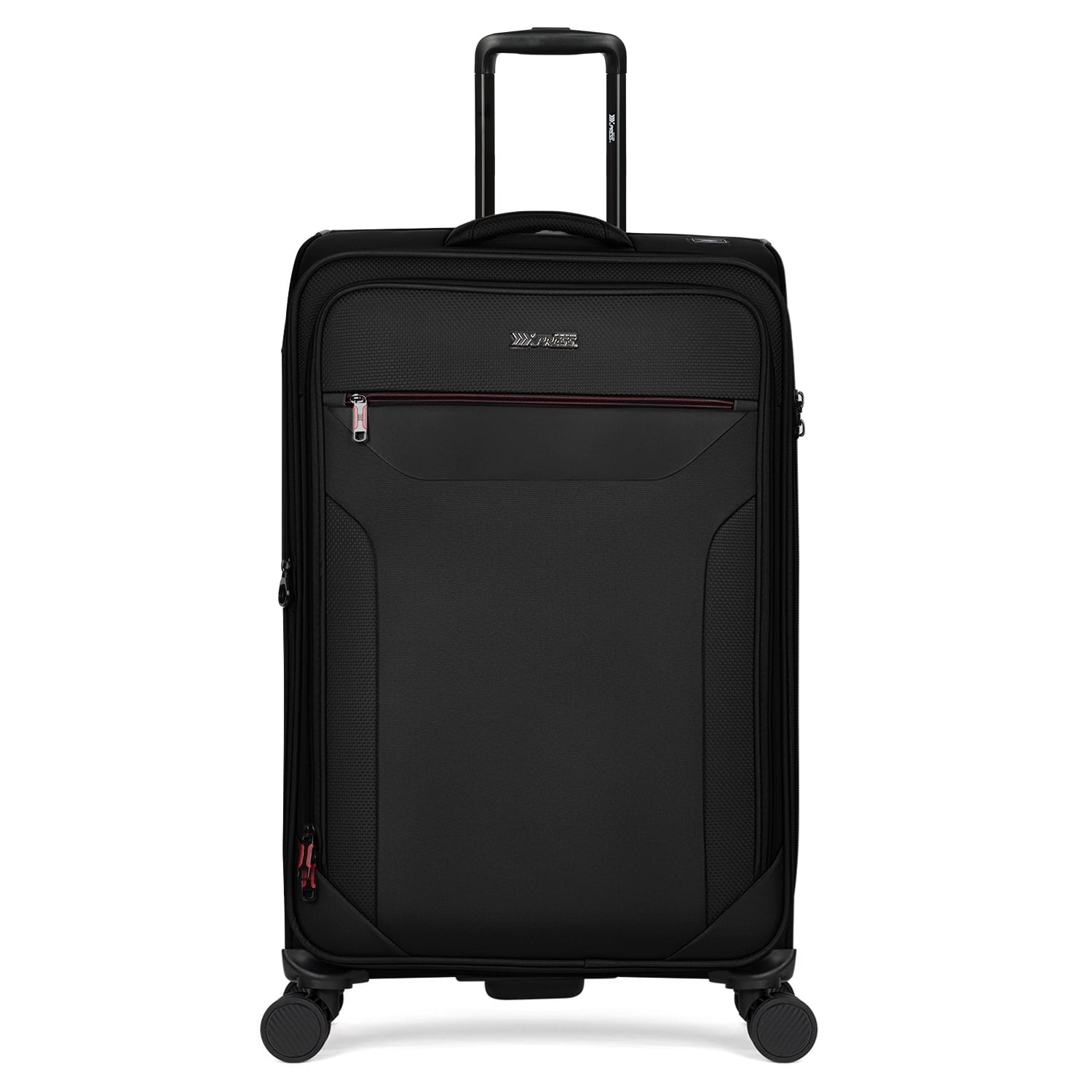 New York Xpress 28" Softside Expandable Checked Luggage, Lightweight Spinner Suitcase with TSA Lock, Black - WD8817