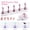 Pink, variant on Tucknest Acrylic Nail Display Stand, Magnetic Nail Practice Stand for Nail Art, Silver Nail Holder for Painting Nails with Alloy Base, 1 Piece