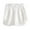 White, variant on Daznico Toddler Girls Solid Color Dolphin Hem Athletic Shorts Elastic Waist Side Pockets Soft Stretchy Breathable Casual for Beach Yoga Playwear,4-5 Years