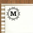 thumbnail image 2 of Printtoo Alphabet M Monogram Octagon Celtic Swirl Frame Self Inking Rubber Stamp Office Stationary, 2 of 6