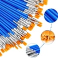 thumbnail image 2 of 100x Kids Paintbrush Set Nylon Hair Brushes for Painting, Crafts, and Parties for Painting Mediums, 2 of 10