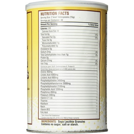 Fearn Naturally Great Taste Lecithin Granules, Unsaturated Fatty Acid, 16oz
