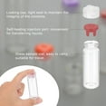 thumbnail image 4 of Uxcell 10Pcs Clear Glass Sample Vials, Small Liquid Bottles Red 15ml, 4 of 7