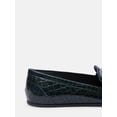 thumbnail image 6 of Free Assembly Women's Faux Leather Croco Tassel Loafers, 6 of 7
