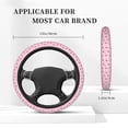 thumbnail image 3 of Uemuo Strawberries Printed Car Elastic Steering Wheel Cover - Universal Car Accessory for Diverse Cars Anti-Slip, and Comfortable- 15", 3 of 8