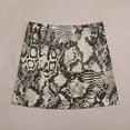 thumbnail image 4 of Vintage Snakeskin Skirt Snake Skin Print Animal Vintage Mini Skirts Summer Aesthetic High-, 4 of 7