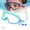 A, variant on Swim Goggles With Nose Cover, HD Children'S Large Frame Waterproof And Anti-Fog Clip On Swimming Goggles, Nose Clip Ear Plug