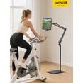 thumbnail image 2 of Lamicall Support de Tablette sur Pied - [55 Pouces Hauteur Réglable][ Bras Flexible] Support de Tablette Multi-Angle, Base Lestée de 5lb pour Appareil de 4.7-13 Pouces, 2 of 8
