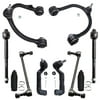 Detroit Axle - 10pc AWD Front Upper Control Arms w/Ball Joint Sway Bars Tie Rods Replacement for Chrysler 300