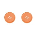 thumbnail image 2 of QualitChoice Coussinets d'Isolation Ronds en Silicone Multicolores Durables Flexibles pour Pot Cuillère Repose orange 2Set, 2 of 6